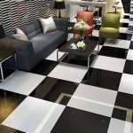 Black And White Porcelain Floor Tile