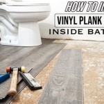 How To Vinyl Flooring Bathroom